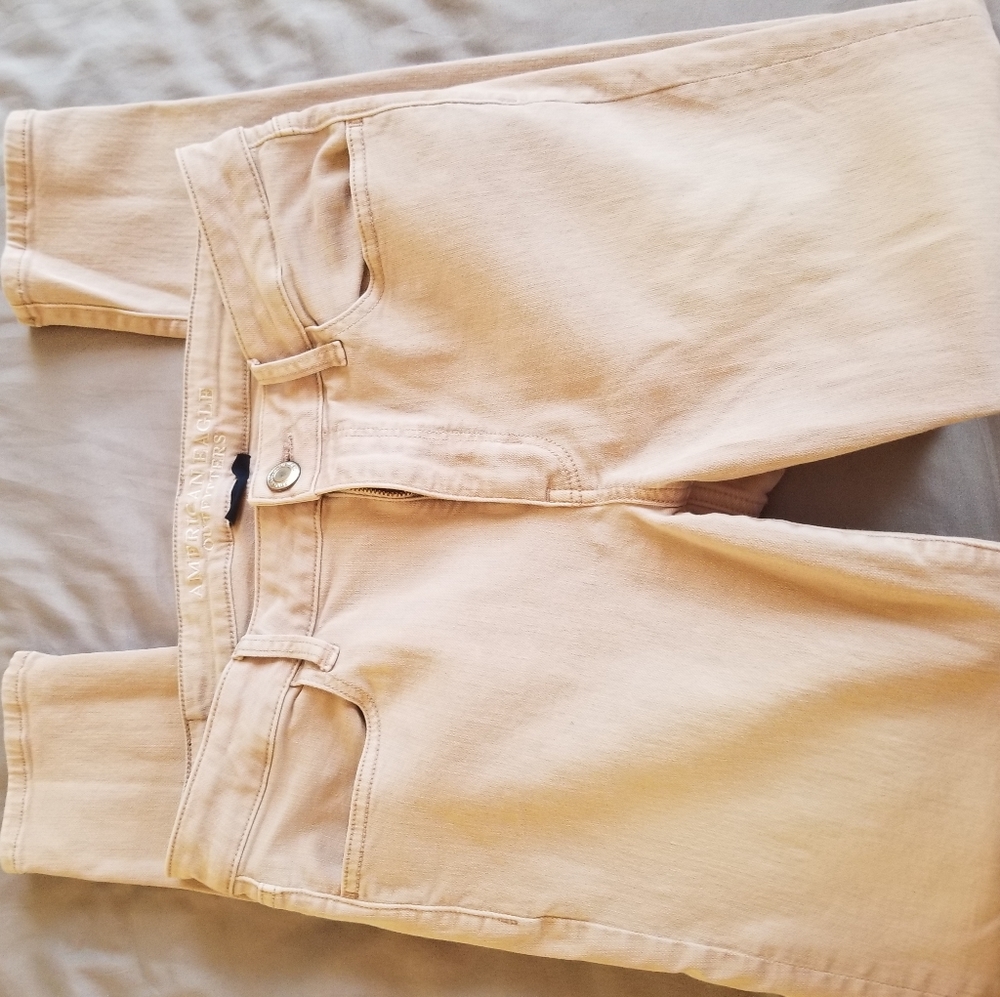 Pale Pink American Eagle Skinny Jean